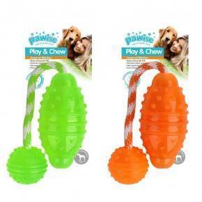 Juguete Play & Chew Pawise-Rugby-Pelota