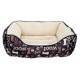 Cunas Woof Dogit Rectag.Blanco/Negro 51x61 Cm