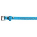 Collar polipiel con brillantes Azul: 16 mm x 40 cm