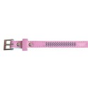 Collar polipiel con brillantes Rosa: 19 mm x 45 cm