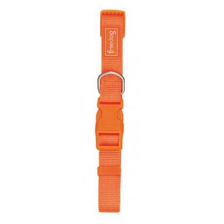 Collar nylon naranja.10mm x 20/35cm