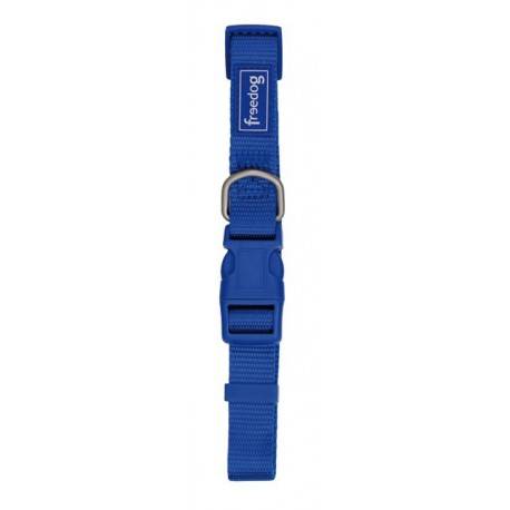 Collar Nylon Basic Colors Azul-2,5x38/66cm