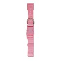 Collar Nylon Basic Colors Rosa-25mm x 38/66cm