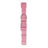 Collar Nylon Basic Colors Rosa-25mm x 38/66cm