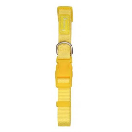 Collar Nylon Basic Colors Amarillo-1,0x20/35 cm