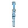 Collar Nylon Basic Colors Azul  Celeste-20mm x 35/60 cm