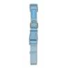 Collar Nylon Basic Colors Azul  Celeste-1,0x20/35 cm