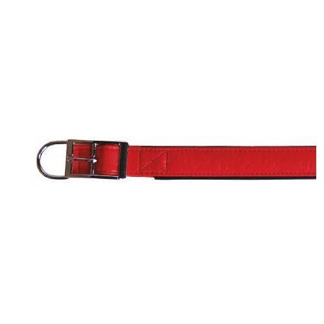 Collar polipiel Huella Rojo: 19 mm x 50 cm