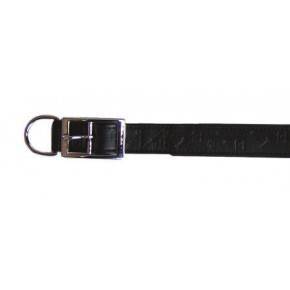 Collar polipiel Huella Negro: 25 mm x 60 cm