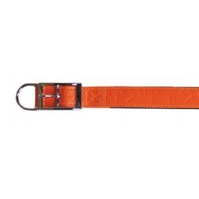 Collar polipiel Huella Naranja: 13 mm x 35 cm