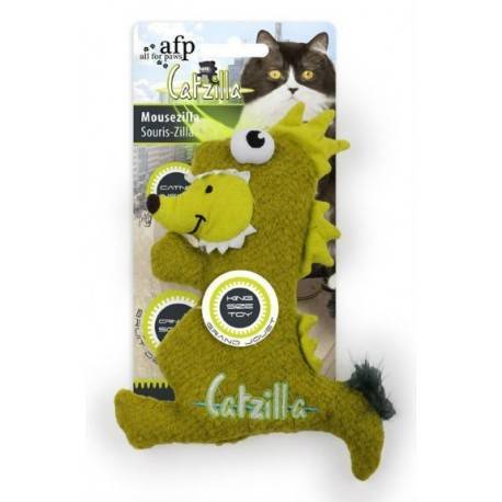 Catzilla Juguete Mousezilla- Verde -19cm