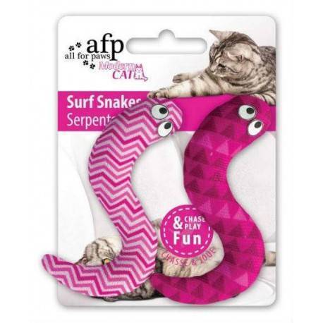 Juguete MODERN CAT  Serpiente Sur 10 Cm-ROSA