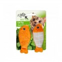 GREEN RUSS Juguete. Full Catnip -Pesca 6 Cm-NARANJA