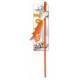 Varita para Gatos MODERN CAT  Pez 69 Cm-NARANJA