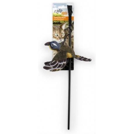 Varita NATURAL INSTINCTS Catnip Paj.-Vuelo 43 Cm-MARRON