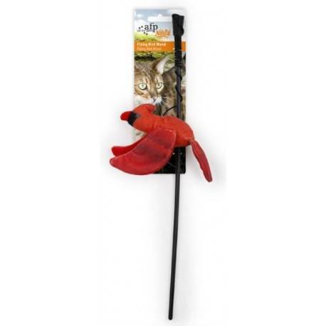 Varita NATURAL INSTINCTS Catnip Paj.-Vuelo 43 Cm-ROJO