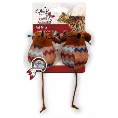 Fat Ratón 2 pc 5 Cm DREAMS CATCHER-MARRON