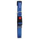 Collar Nylon Reflectante Azul. 2,0x35/60cm