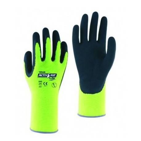 Guante Grip Activo Lite-Guante de punto fino de poliéster-Talla - 7