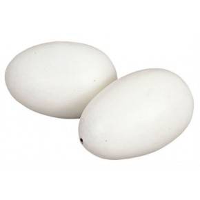 Huevo de paloma en madera- (3 uds)