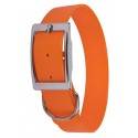 COLLAR PERRO BIOTHANE-NARANJA- MEDIDAS-1,9 CM.  X 40 CM.