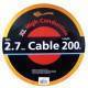 Cable doble aislado de 2,7 mm (rollo 200 m)-GALLAGHER