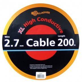 Cable doble aislado de 2,7 mm (rollo 200 m)-GALLAGHER