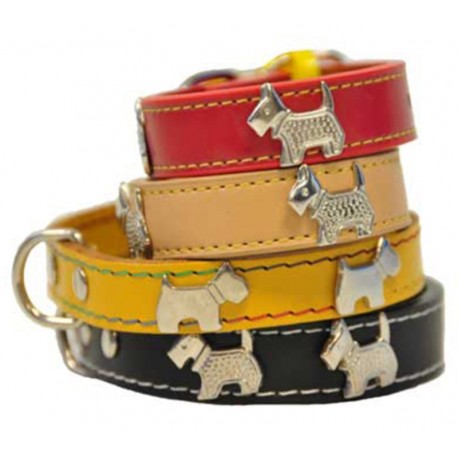 COLLAR CUERO-DOG-25 CM