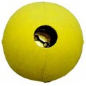 PELOTA CON CASCABEL 4,5 CM-AMARILLA