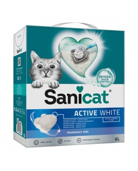 SANICAT ACTIVE WHITE 6 LITROS 5,10 KG