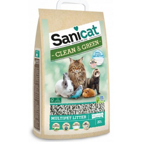 SANICAT CLEAN & GREEN CELULOSA 20 LITROS 7,20 KG