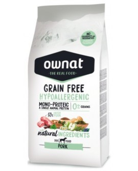 Ownat Grain Free Hypoallergenic Cerdo 12 kg