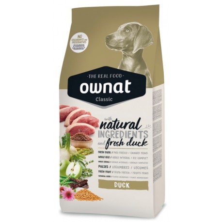 Ownat Classic Duck para Perros 15 kg