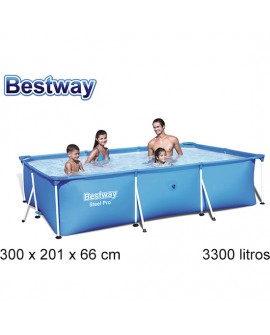 PISCINA DELUXE CON DEPURADORA 3300L