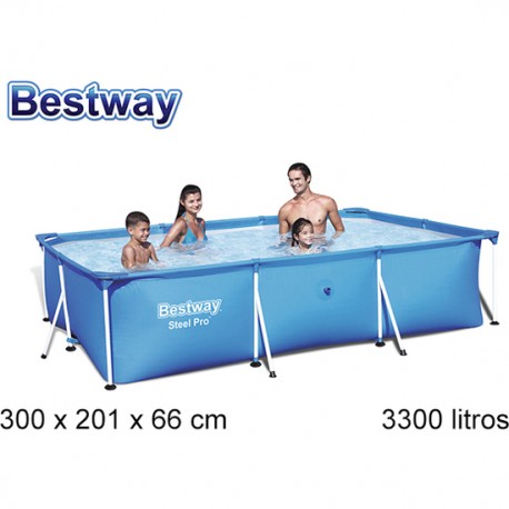 PISCINA DELUXE CON DEPURADORA 3300L