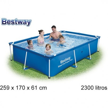 PISCINA DELUXE 2300L.(259X170X61CM)BW