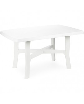 MESA RECTANGULAR MODELO RÓDANO BLANCA