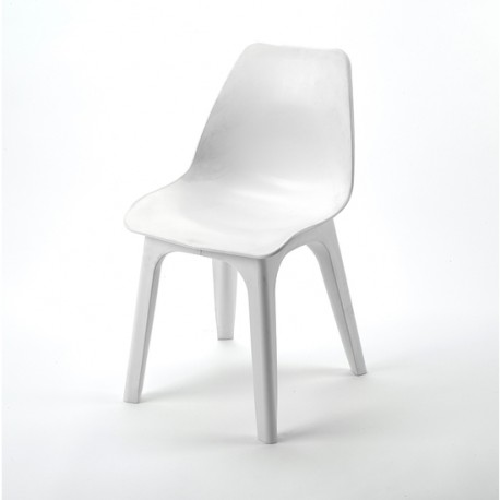 SILLA MODELO EOLO BLANCA CONTRACT