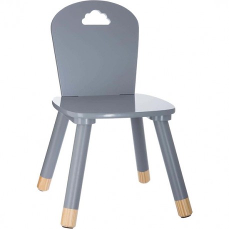 SILLA PARA NIÑOS GRIS