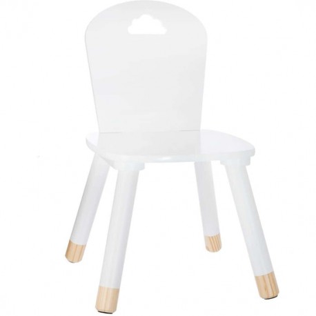 SILLA PARA NIÑOS BLANCA