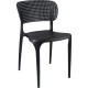 SILLA MARILYN NEGRA49,5X47X75CM THINIA HOME