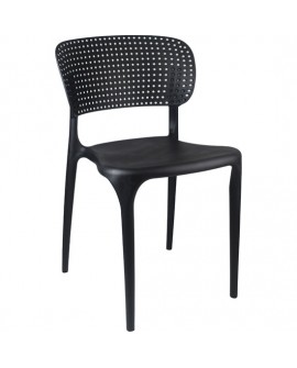 SILLA MARILYN NEGRA49,5X47X75CM THINIA HOME