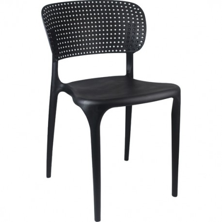 SILLA MARILYN NEGRA49,5X47X75CM THINIA HOME