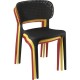 SILLA MARILYN NEGRA49,5X47X75CM THINIA HOME