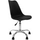 SILLA ESCRITORIO CON RUEDAS NEGRA 97X47X58CM THINIA HOME