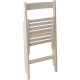 SILLA PLEGABLE HAYA BARNIZADA BLANCA THINIA HOME