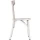 SILLA DE METAL LACADO BLANCO VINTAGE