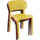 SILLA MARILYN OCRE 49,5X47X75CM THINIA HOME