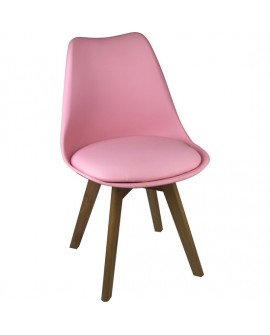 SILLA COMEDOR ROSA 83X55X48CM THINIA HOME