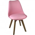 SILLA COMEDOR ROSA 83X55X48CM THINIA HOME